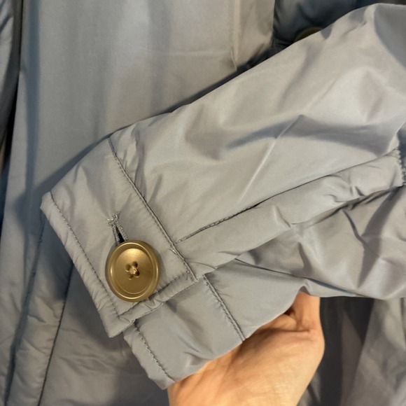 Torrid Womens Lightweight Light Puffed Jacket Shacket Blue Plus in Size 4X NWT - Picture 7 of 7